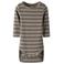 NAME IT BABY modal gestreepte romper - bruin