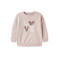 NAME IT BABY sweat sweater met print - lichtroze