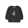 NAME IT BABY rechtvallend sweater met print - donkergroen