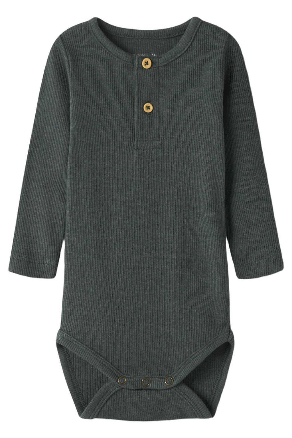 NAME IT BABY romper grijsgroen