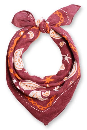 bandana bordeauxrood