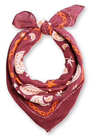 bandana bordeauxrood