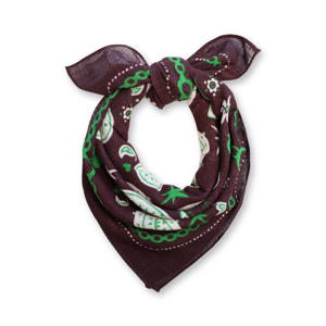 bandana donkerbruin
