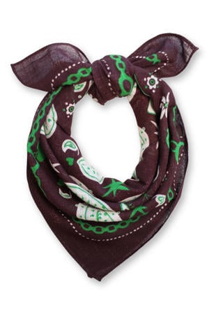 bandana donkerbruin