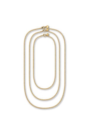 gold plated ketting Jeanine Trio (set van 3)
