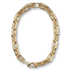 gold plated ketting Chunky Chain