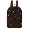 Studio Noos teddy tas met hartjes - bruin