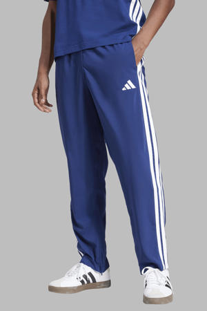 trainingsbroek blauw/wit