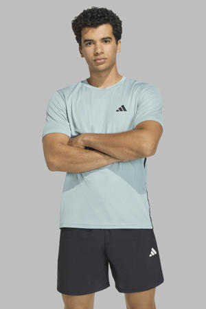sportshirt Workout Essentials lichtblauw