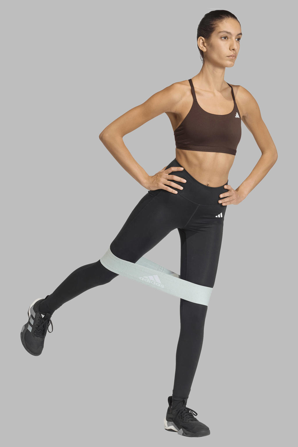 adidas Performance Optimé sport-bh light support - bruin