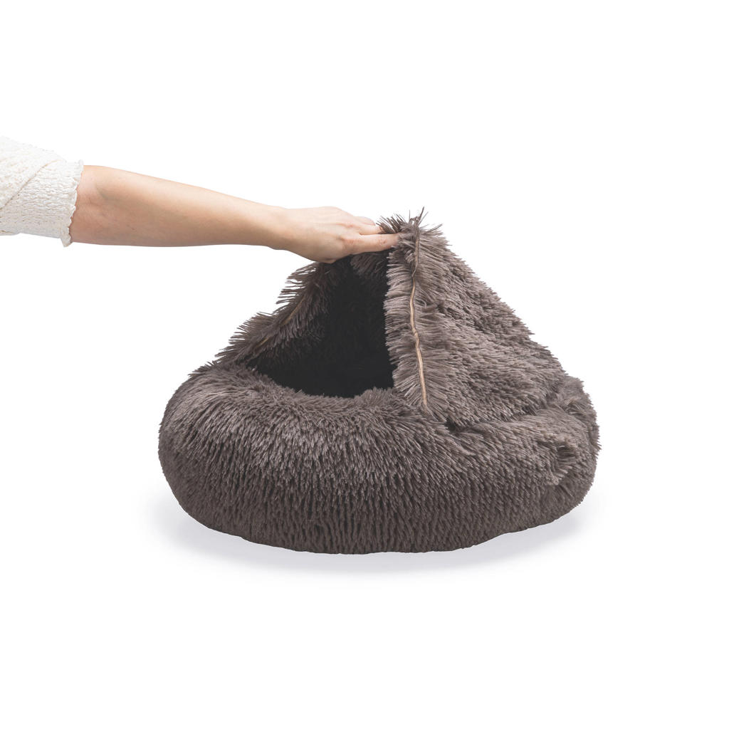 Beeztees wegkruip hondenmand Yala bruin (50 cm)