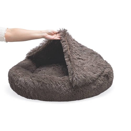 Wehkamp Beeztees wegkruip hondenmand Yala bruin (70 cm) aanbieding