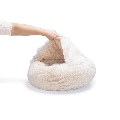 Beeztees wegkruip hondenmand Yala beige (50 cm) afbeelding