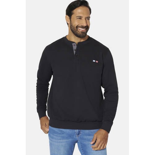 Jan Vanderstorm +FIT Collectie sweater Plus Size VILJAR zwart afbeelding