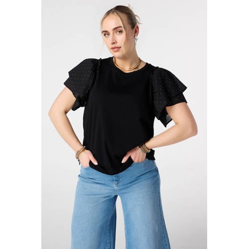 MS Mode top zwart afbeelding