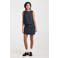 America Today denim mini wikkelrok - donkerblauw