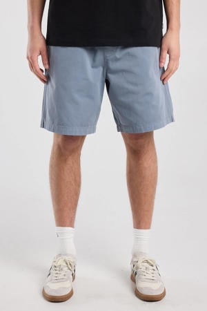 relaxed fit casual short - gewassen blauw