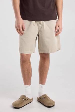relaxed fit casual short - beige
