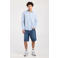 America Today Nate denim relaxed short blauw