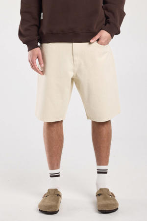 Nate denim relaxed short beige
