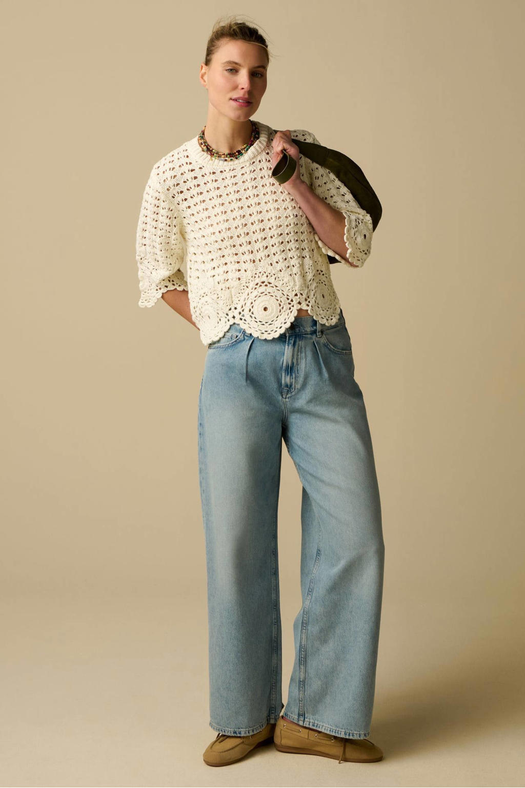 Sissy-Boy high waist wide leg jeans blauw
