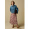 Sissy-Boy gebloemde midi rok wit