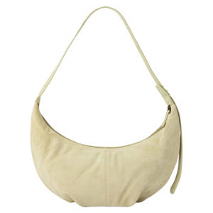 leren crossbody tas lichtgeel