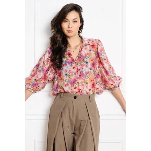 LOLALIZA gebloemde blouse multi afbeelding