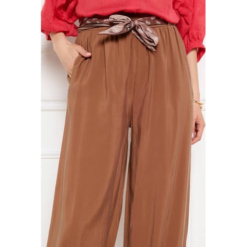 LOLALIZA balloon broek bruin afbeelding