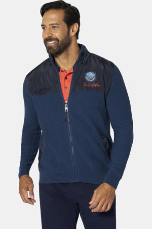 +FIT Collectie sweatvest RADORM blauw