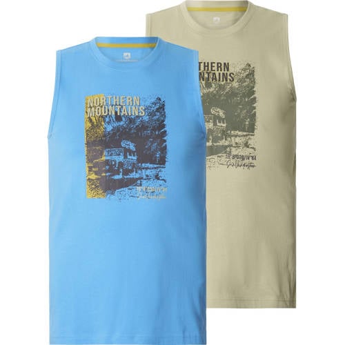 Jan Vanderstorm regular T-shirt Plus Size KEROR groen afbeelding