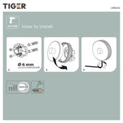 thumbnail: Tiger zeepdispenser Urban (x12.3 cm)