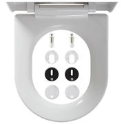 thumbnail: Tiger Tiger Stax Toiletbril met deksel Thermoplast Wit