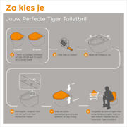 thumbnail: Tiger Tiger Stax Toiletbril met deksel Thermoplast Wit