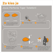 thumbnail: Tiger toiletbril met deksel Hetta