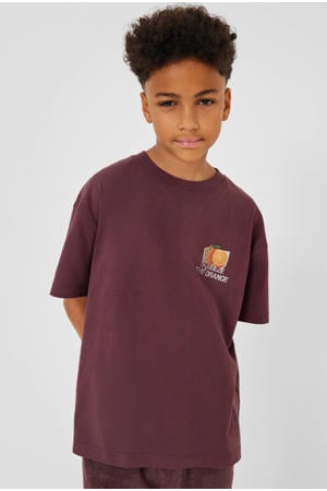 T-shirt donkerpaars
