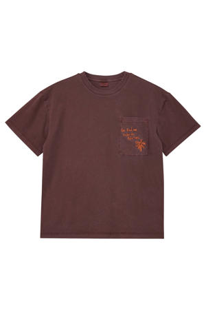 T-shirt donkerpaars
