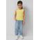 s.Oliver T-shirt rib gebreid geel