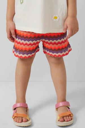 high waist casual short roze