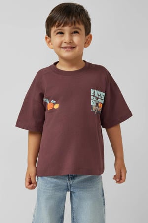 T-shirt donkerpaars