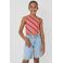 s.Oliver cropped top gebreid roze