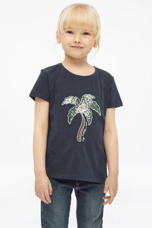 T-shirt donkerblauw