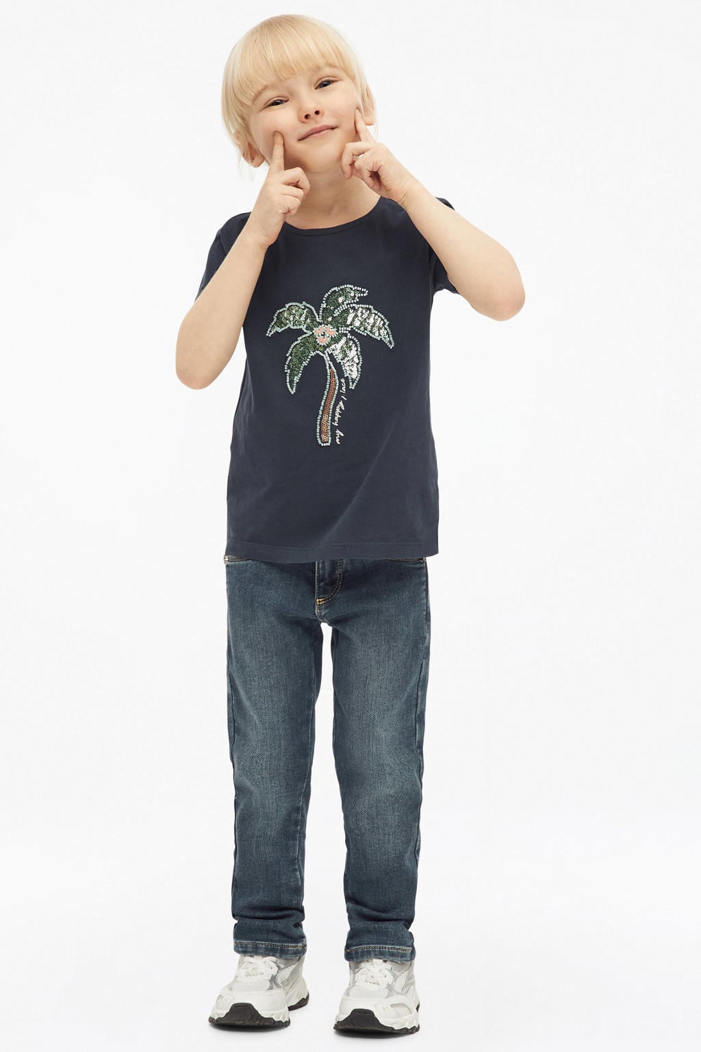 s.Oliver T-shirt donkerblauw
