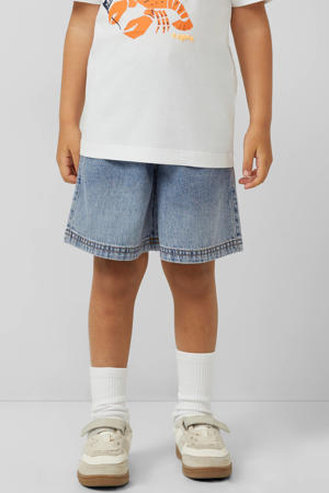 short light blue denim