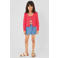s.Oliver vest rib gebreid roze