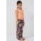 s.Oliver wide leg casual broek donkerblauw
