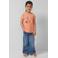 s.Oliver T-shirt met pailletten oranje