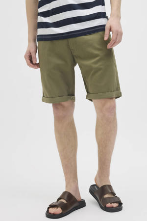 JREBFIVERS regular chino short olijfgroen