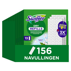 Vloerreiniger Droge Doekjes Navullingen - 156 stuks