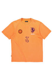 thumbnail: Butcher of Blue oversized T-shirt met backprint oranje
